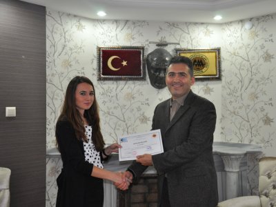 KOSGEB UYGULAMALI GİRİŞİMCİLİK EĞİTİMİ SERTİFİKALARI VERİLDİ