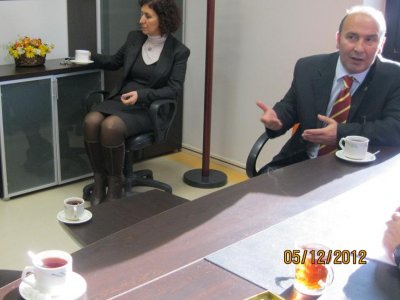 KOCAELİ ÜNİVERSİTESİ JEOFİZİK MÜHENDİSLİĞİ BÖLÜM BAŞKANI PROF DR ŞERİF BARIŞ MAKAMINDA ZİYARET EDİLDİ