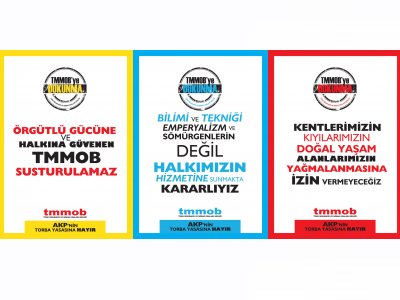 TMMOB’NİN MÜCADELESİNİ YASALARLA KISMAK VE KISITLAMAK MÜMKÜN DEĞİLDİR