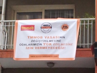 TMMOB`YE VE ODALARIMIZA SAHİP ÇIKIYORUZ