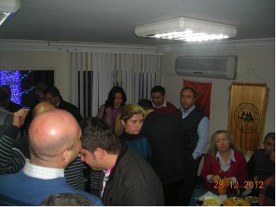 YENİ YIL KOKTEYLİ YAPILDI