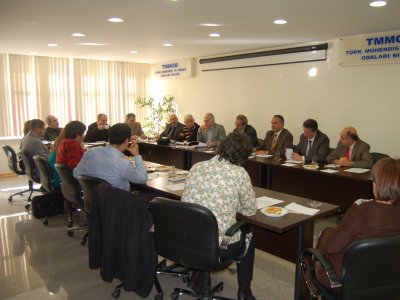 ÇŞB`NİN ÇAĞRISI ÜZERİNE TMMOB`DE ODA BAŞKANLARIYLA TOPLANTI YAPILDI