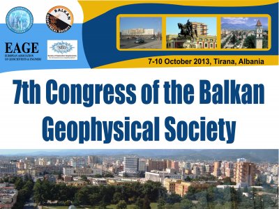 BALKAN JEOFİZİK BİRLİĞİ 7. KONGRESİ <BR>07-10 EKİM 2013 ARNAVUTLUK TİRAN