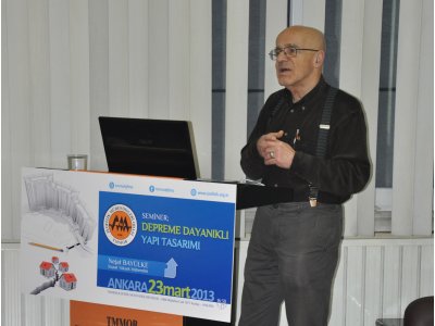 DEPREME DAYANIKLI YAPI TASARIMI SEMİNERİ YAPILDI