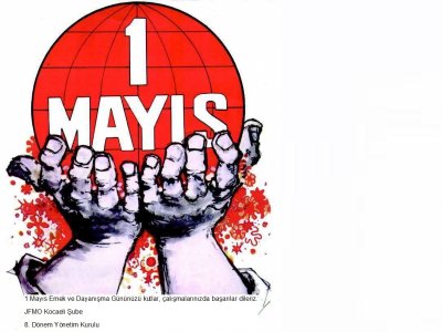 1 MAYIS KUTLAMASI