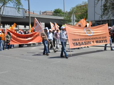 1 MAYIS ULUSLARARASI BİRLİK MÜCADELE VE DAYANIŞMA GÜNÜ`NDE ALANLARDAYDIK