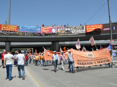 1 MAYIS ULUSLARARASI BİRLİK MÜCADELE VE DAYANIŞMA GÜNÜ`NDE ALANLARDAYDIK