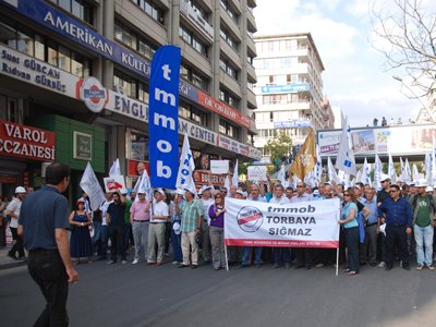 TMMOB TORBAYA SIĞMAZ ETKİNLİĞİ YAPILDI