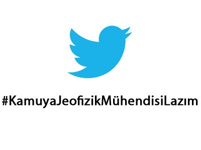ODAMIZ RESMİ TWITTER HESABI ARACILIĞIYLABAŞLATILAN KAMPANYA İLE JEOFİZİK MÜHENDİSLERİNİN SESİ SOSYAL MEDYADA DUYURULUYOR