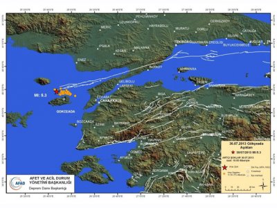 30 TEMMUZ 2013 GÖKÇEADA DEPREMİML53