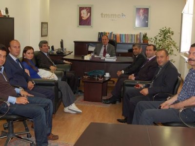 TÜRK MÜHENDİS VE MİMAR ODALARI BİRLİĞİNİ ZİYARET