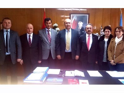 KTÜ MÜHENDİSLİK FAKÜLTESİ DEKANLIĞI ZİYARET EDİLDİ