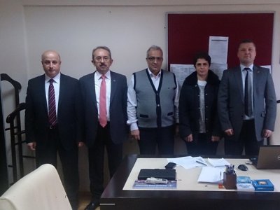 KTÜ JEOFİZİK BÖLÜM BAŞKANLIĞI ZİYARET EDİLDİ