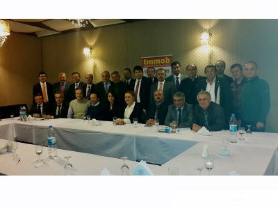 KTÜ REKTÖRÜ PROF DR SÜLEYMAN BAYKAL TMMOB TRABZON İKK BİLEŞENLERİ İLE BİRARAYA GELDİ