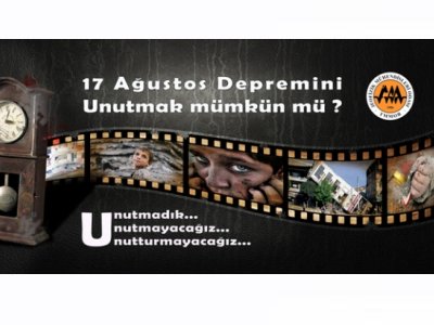 <BR>17 AĞUSTOS 1999 DEPREMİ İLE İLGİLİ BASIN AÇIKLAMASI