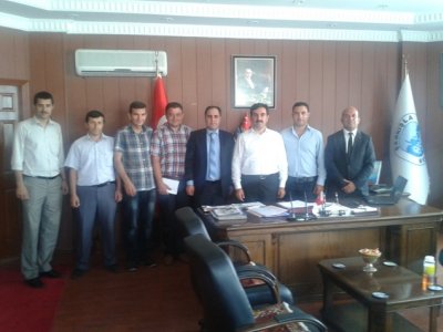 ŞARKIŞLA BELEDİYE BAŞKANI AHMET TURGAY OĞUZ MAKAMINDA ZİYARET EDİLDİ