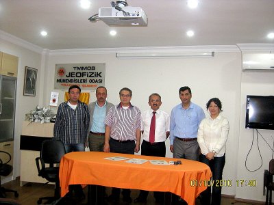 JEOFİZİK MÜHENDİSLERİ ODASI İZMİR ŞUBE BAŞKANI PROFDR GÜNAY ÇİFTÇİ ŞUBEMİZİ ZİYARET ETTİ