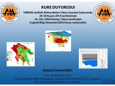 COĞRAFİ BİLGİ SİSTEMLERİ GIS KURSU
