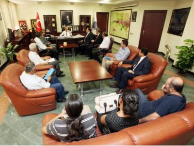 ADANADA SEYHAN VE ÇUKUROVA BELEDİYELERİ İLE ORTAK MESLEKİ VE TEKNİK İŞBİRLİĞİ PROTOKOLLERİ YAPILDI 