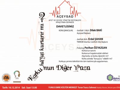 KORKU HAYAT KURTARIR MI KORKUNUN DİĞER YÜZÜ KONULU SÖYLEŞİ