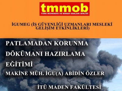 PATLAMADAN KORUNMA DÖKÜMANI HAZIRLAMA EĞİTİMİ