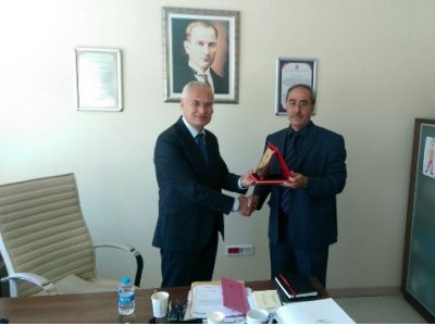 YER BİLİMSEL ETÜT DAİRESİ BAŞKANI SN CAHİT KOCAMAN MAKAMINDA ZİYARET EDİLDİ