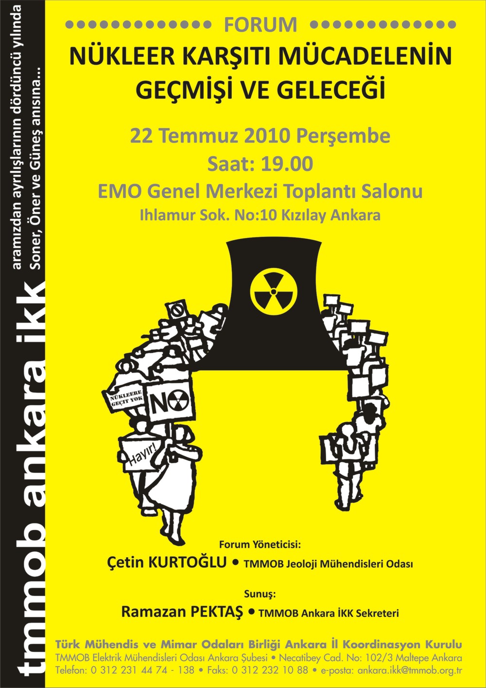 NÜKLEER KARŞITI MÜCADELENİN GEÇMİŞİ VE GELECEĞİ FORUMU 