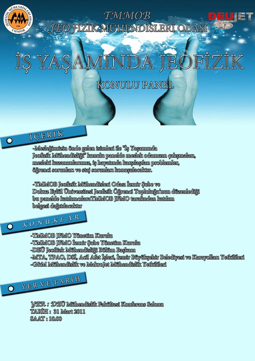İŞ YAŞAMINDA JEOFİZİK MÜHENDİSLİĞİ KONULU PANEL